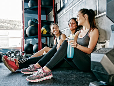 Chicas en el gym principiantes